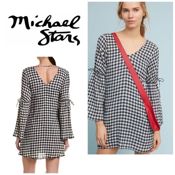 Michael Stars stretch cotton gauze shift dress. - Picture 1 of 12